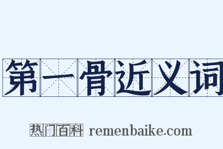 第一骨近义词是什么意思的图片